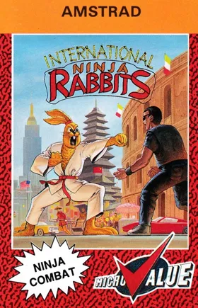 International Ninja Rabbits (UK) (1992) box cover front